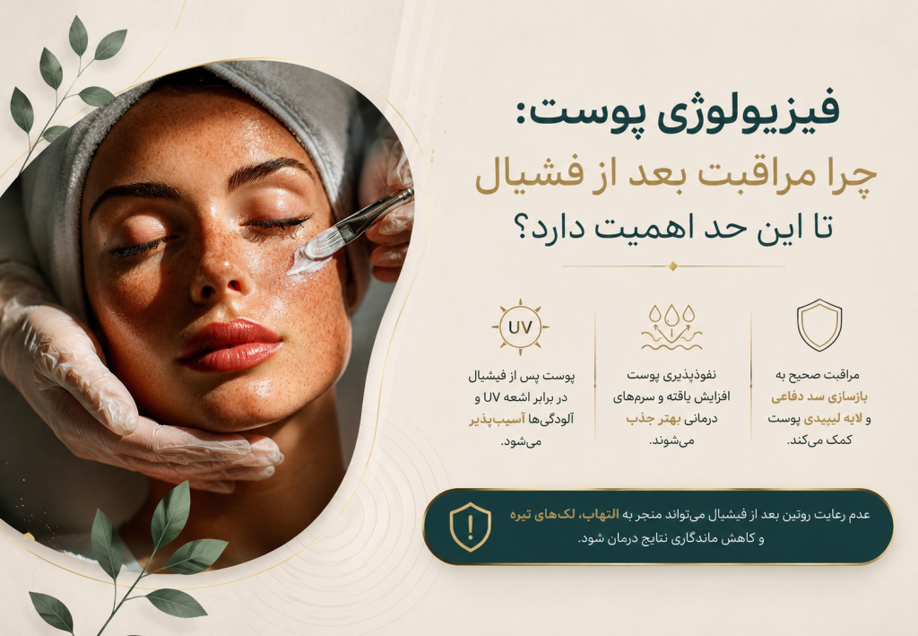 چرا مراقبت بعد از فشیال صورت اهمیت دارد