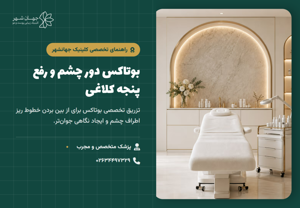 بوتاکس دور چشم
