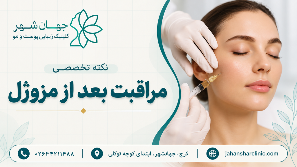 مزوژل چیست و چرا مراقبت بعد از آن مهم است